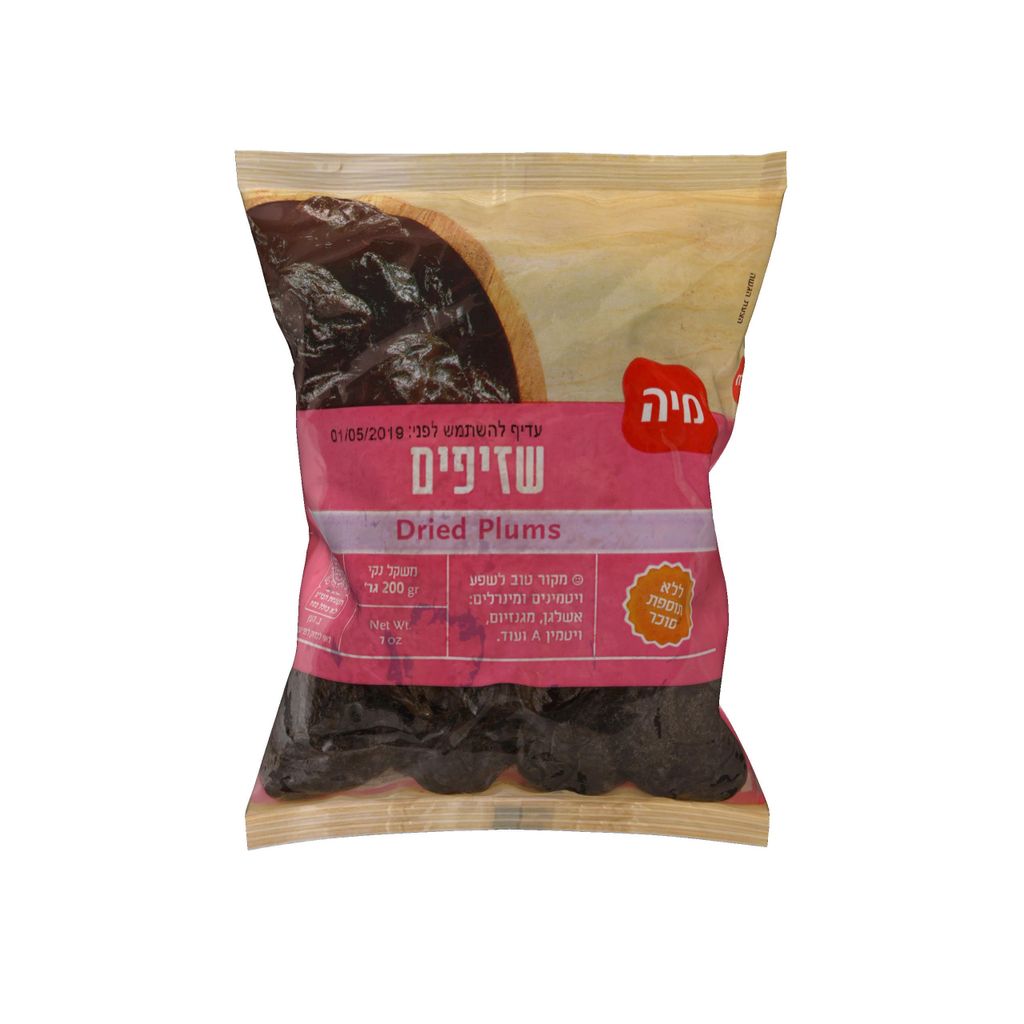 שזיף מיובש 200 גרם
