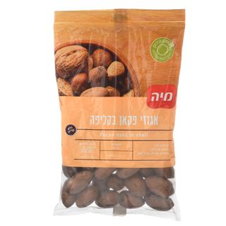 אגוזי פקאן עם קליפה 400 גרם