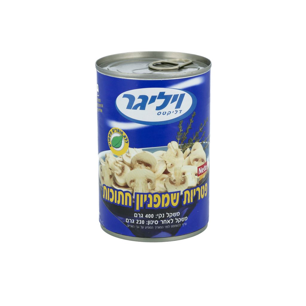 פטריות שמפניון חתוכו