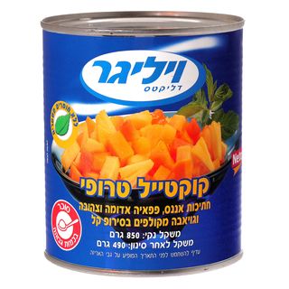 קוקטייל פירות 850 גר