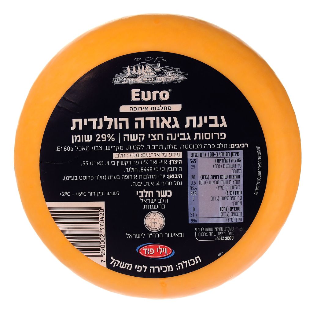 גבינת גאודה 28%