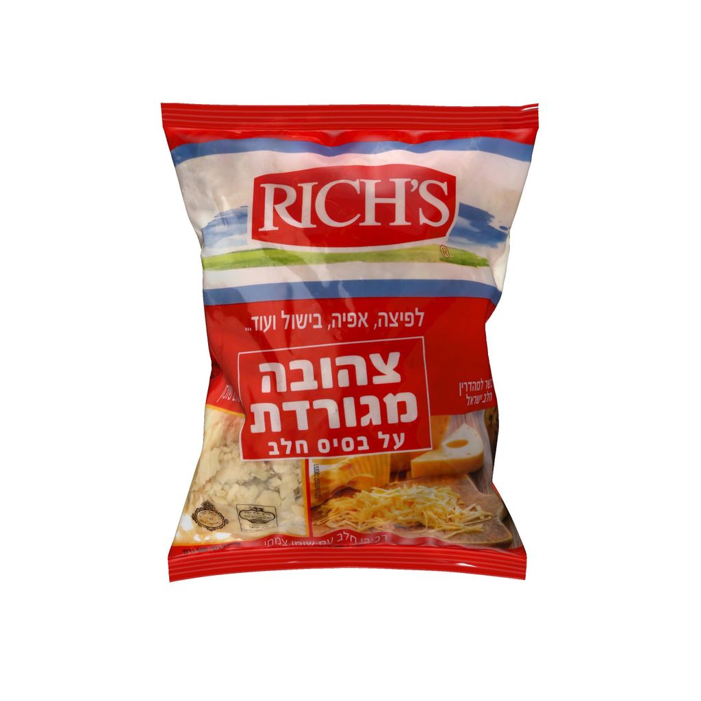 גבינה מגורדת על בסיס