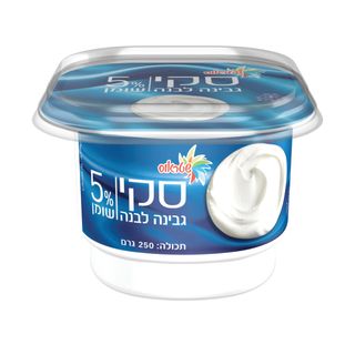 גבינה לבנה מעודנת 5%