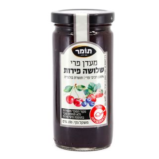 מעדן פטל 100% פרי ללא תוספת סוכר 284 גרם