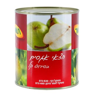 חצאי אגסים תומר 850 גרם