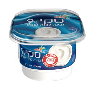 סקי גבינה לבנה 9% 250 גרם
