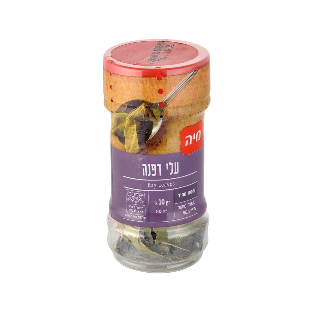 עלי דפנה בצנצנת מיה 10 גרם