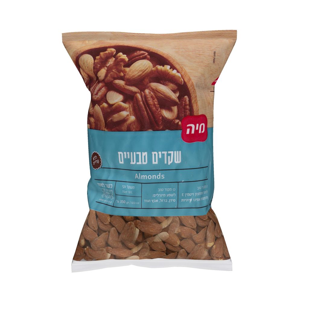 שקדים טבעי 350 גרם