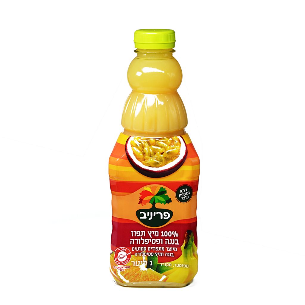 שייק בננה תפוז פסיפלורה ללא סוכר