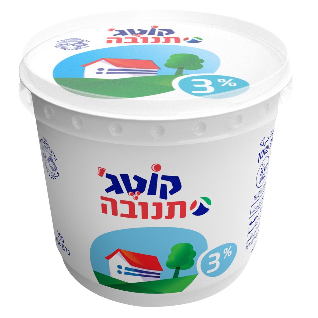 גבינת קוטג׳ 3% תנובה