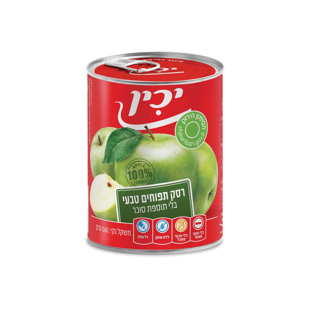 רסק תפוח עץ לל"תס יכין 560 גרם
