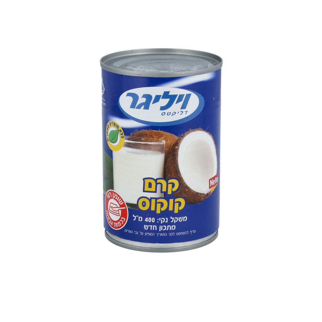 קרם קוקוס 400 גר`