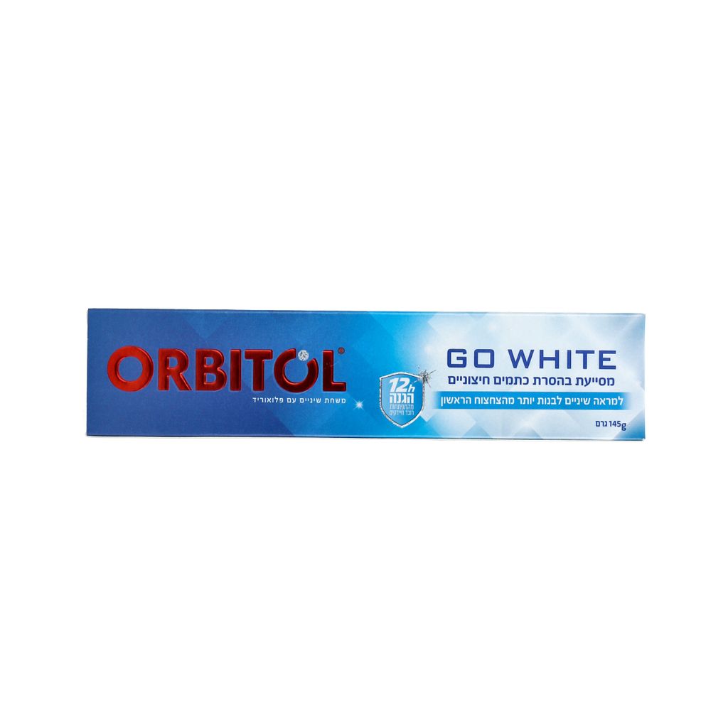 אורביטול משחת שיניים GO WHITE