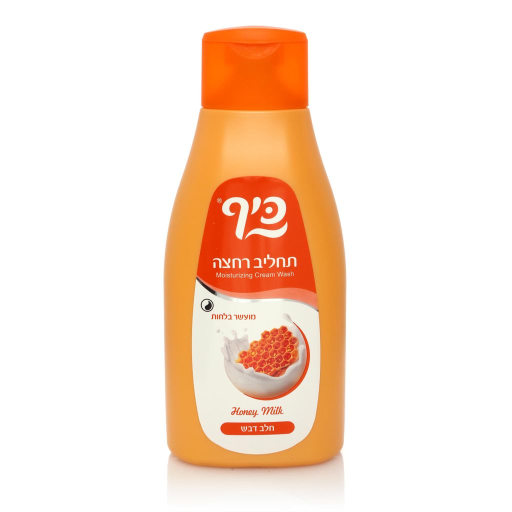 כיף תחליב רחצה חלב דבש 750 מ"ל, מועשר בלחות