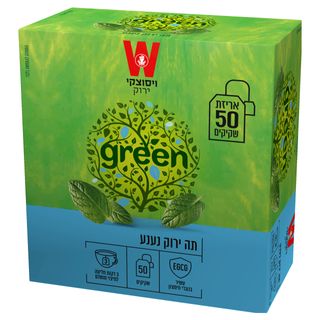 תה ירוק נענע 50שק*1.5גרם