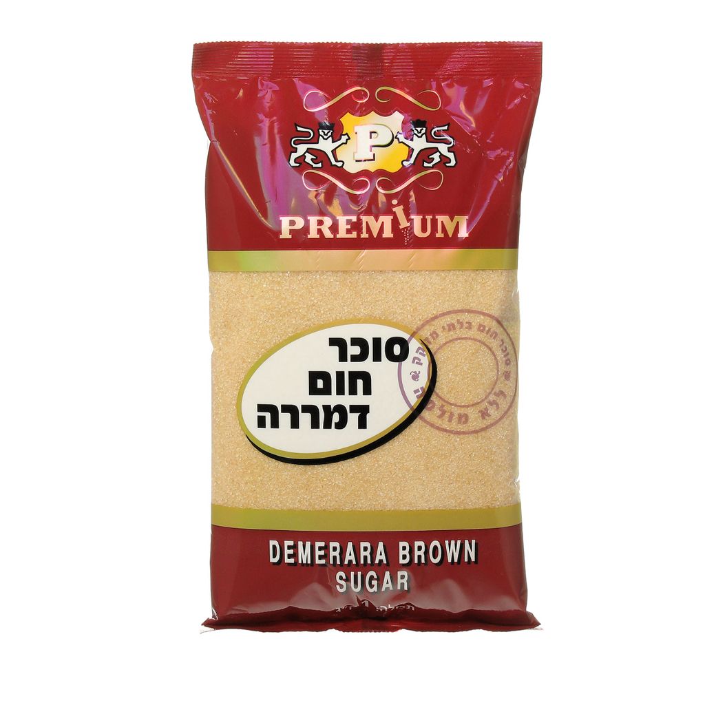 סוכר דמררה שקית 1 ק"ג ר.ס