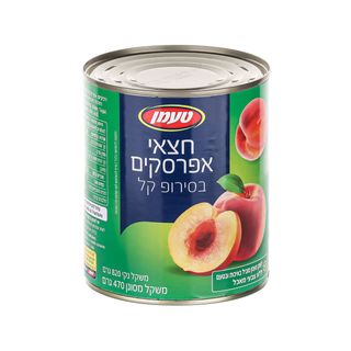 חצאי אפרסק טעמן 820 ג