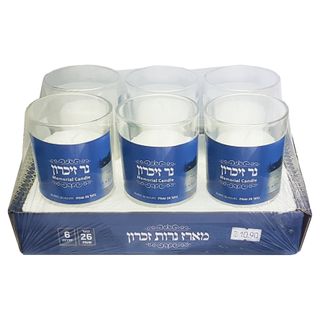 מארז 6 נרות נשמה הנר