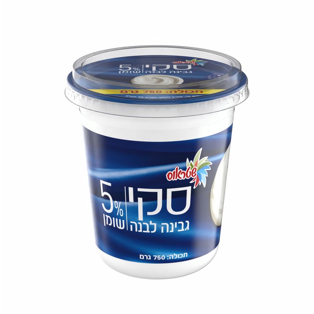 גבינה 5% שטראוס 750