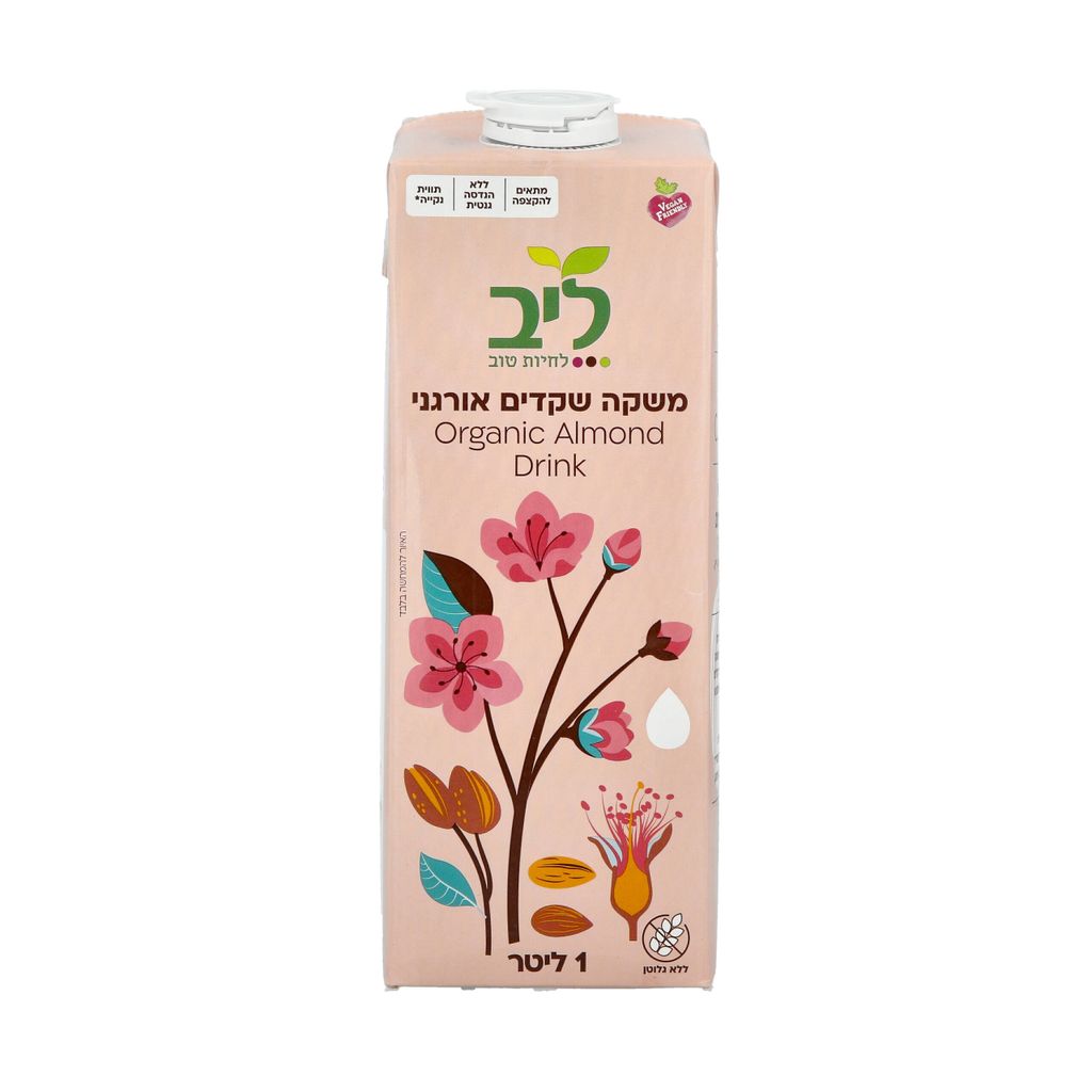 משקה שקדים אורגני 1ל