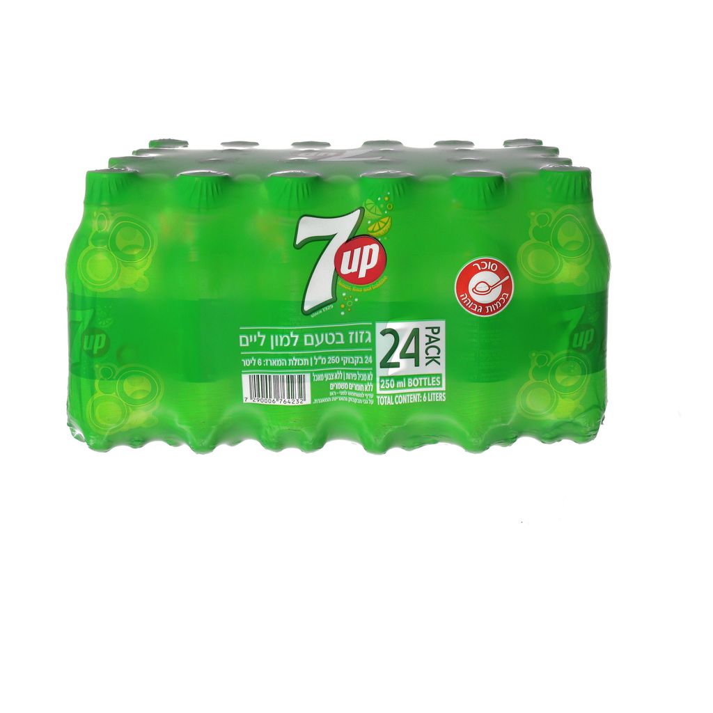 מארז 24 בקבוקים 7אפ (ירוק)