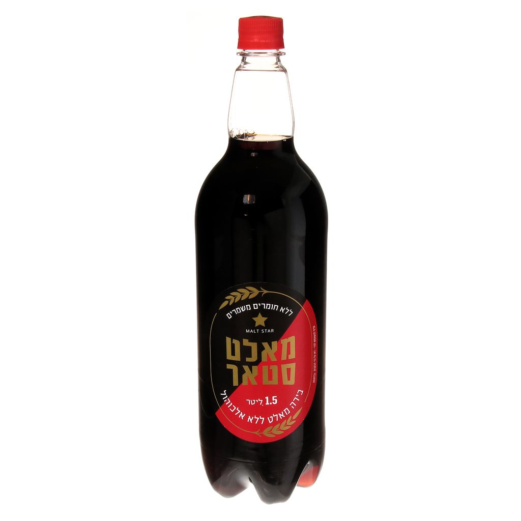 מאלט סטאר בירה מאלט ללא אלכוהול 1.5 ליטר