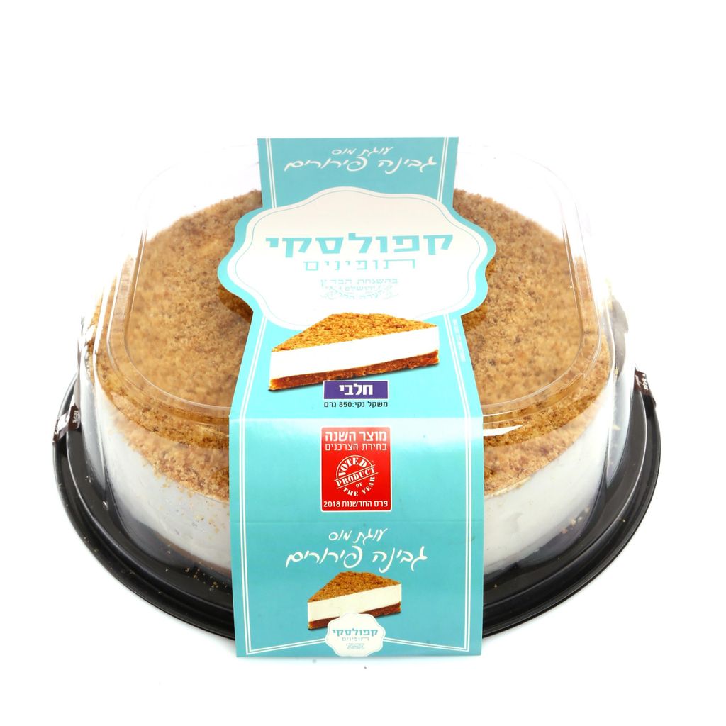 עוגת מוס גבינה פירורים 850 גר