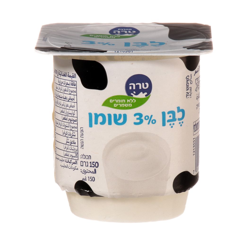 לבן 150 מ"ל 3%     בד"צ