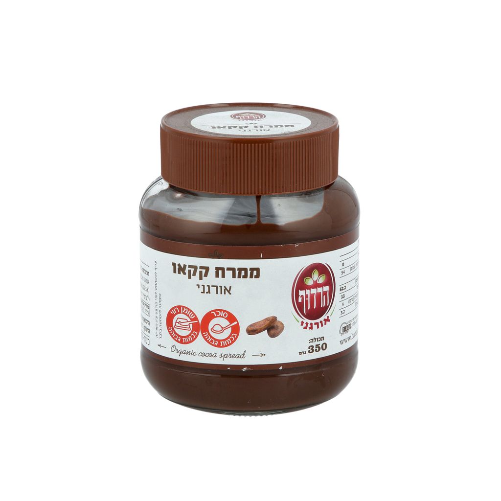 ממרח קרם קקאו אורגני 350 גרם - הרדוף