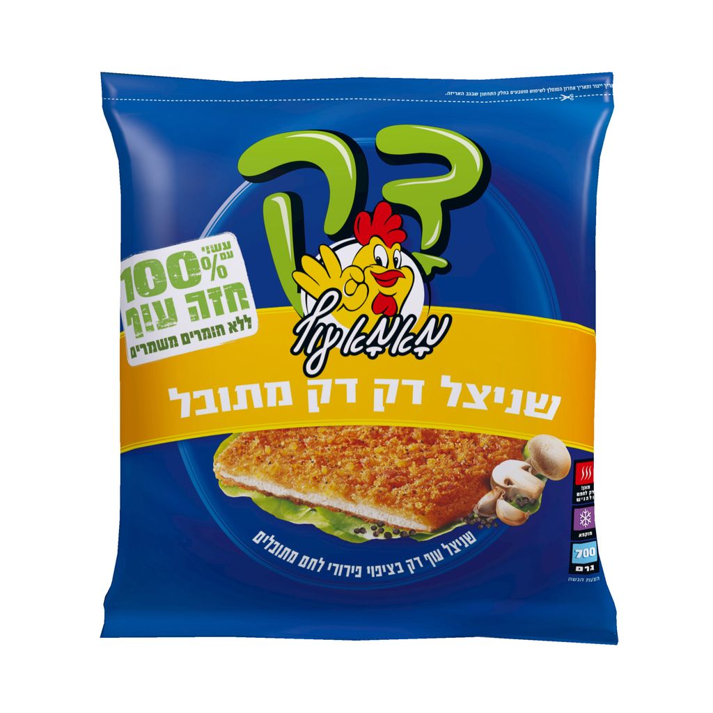 שניצל דק מתובל מאמא עוף