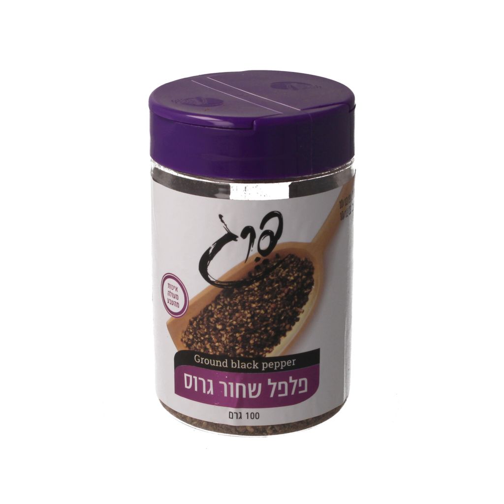 פלפל שחור גרוס 100 ג