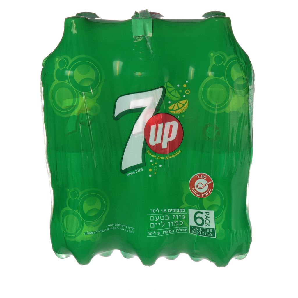 שישיית סבן אפ 1.5 ליטר