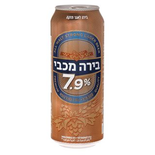 בירה מכבי 7.9% פחית