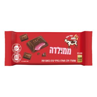שוקולד פרה במילוי קרם בטעם תות