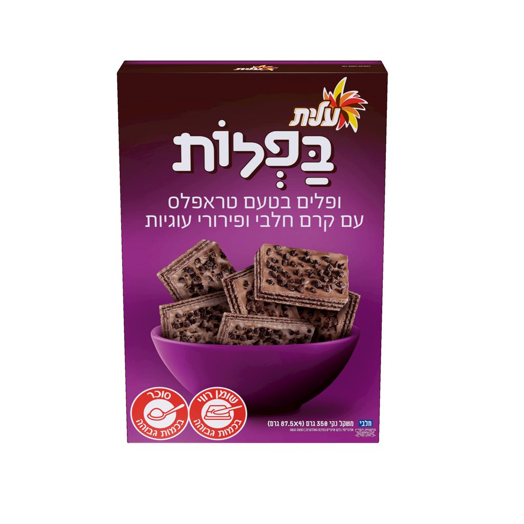 בפלות טראפלס ופירורי עוגיות משפחתי