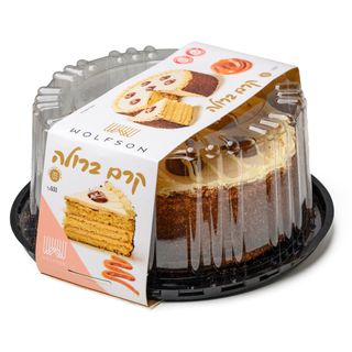 עוגת קרם ברולה 800 גרם