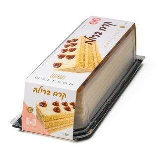 עוגת קרם ברולה 380 גרם