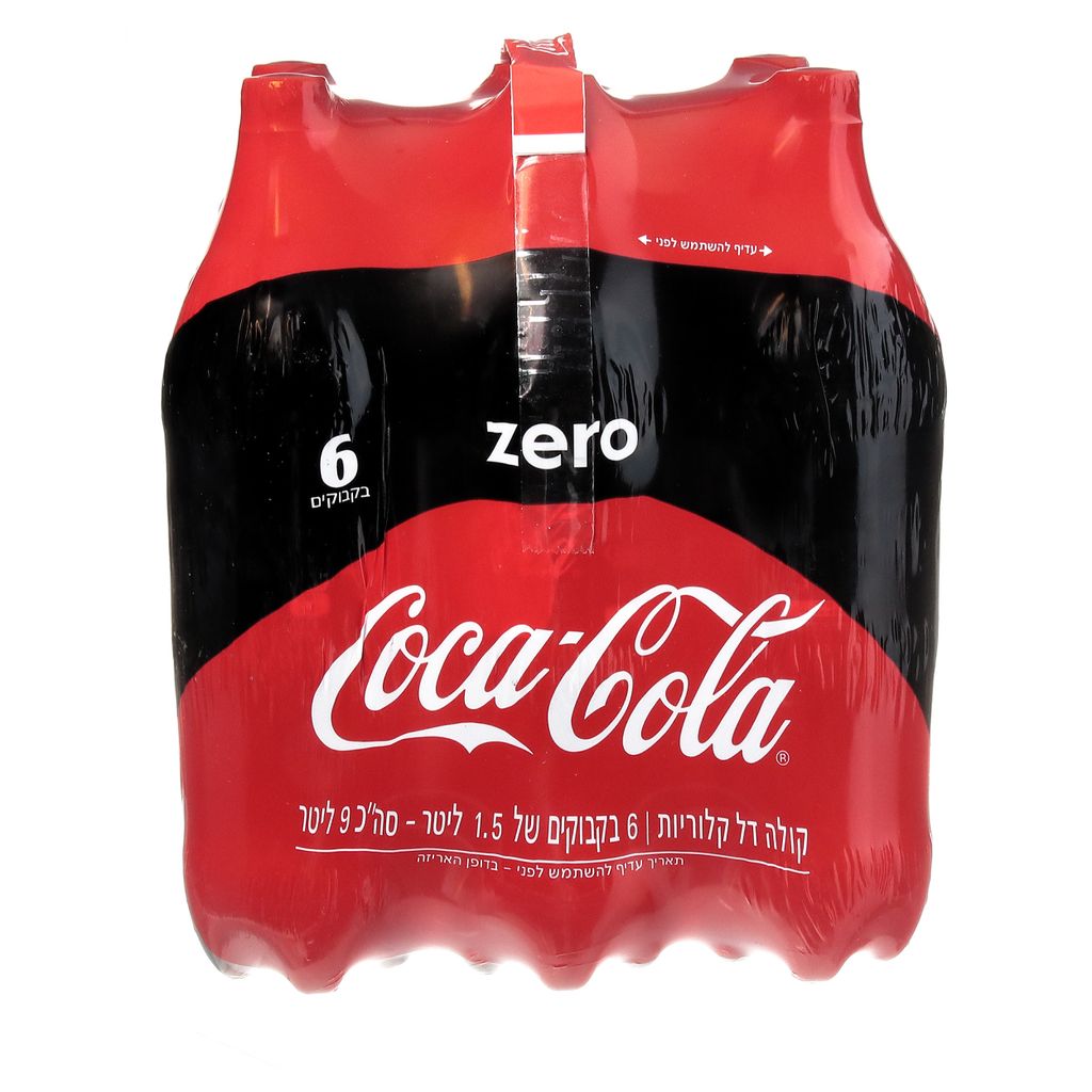 קוקה- קולה zero מארז שישייה