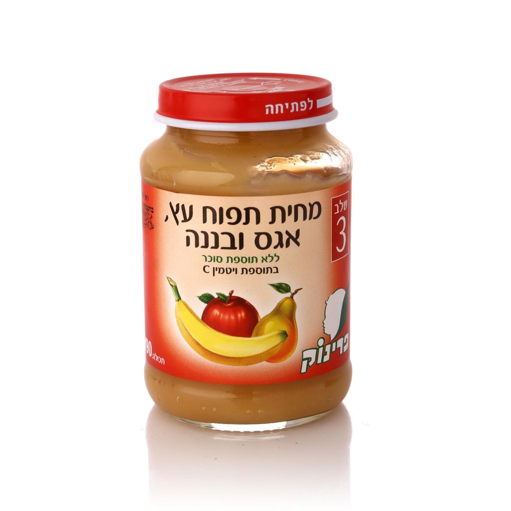 פרינוק מחית תפוח עץ,אגס ובננה
