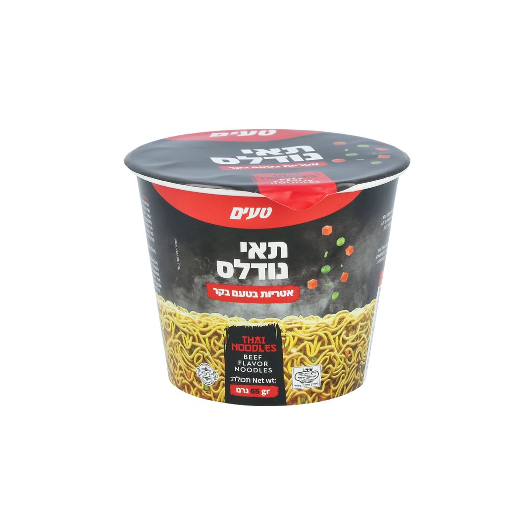 נודלס בטעם בקר בכוס 65 גר' טעמן