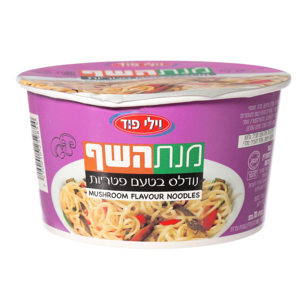 נודלס בטעם פטריות מנ