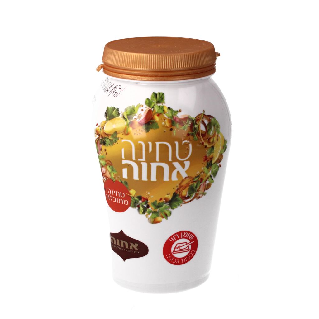 טחינה גולמית מתובלת אחווה 500 ג'