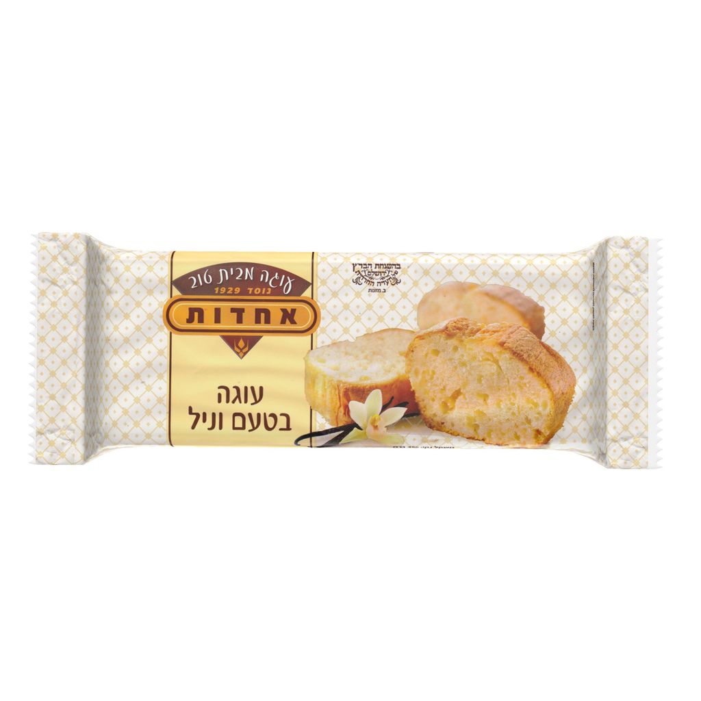 עוגה בטעם וניל אחוה 350 גרם