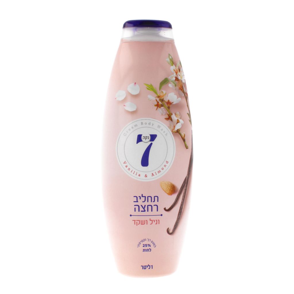 נקה 7 ארומה סבון נוזלי וניל שקד 1ליט