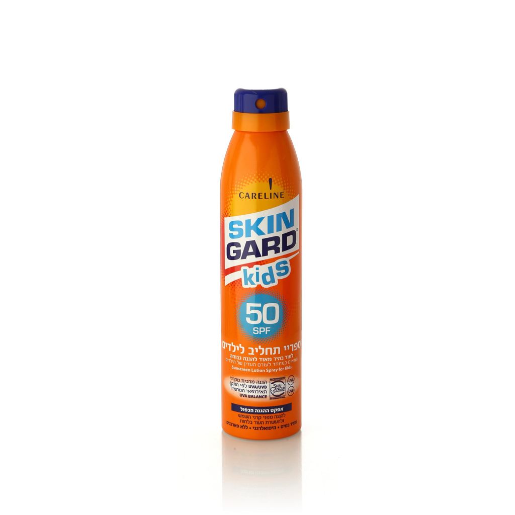 סקין גארד ספריי תחליב לילדים SPF50