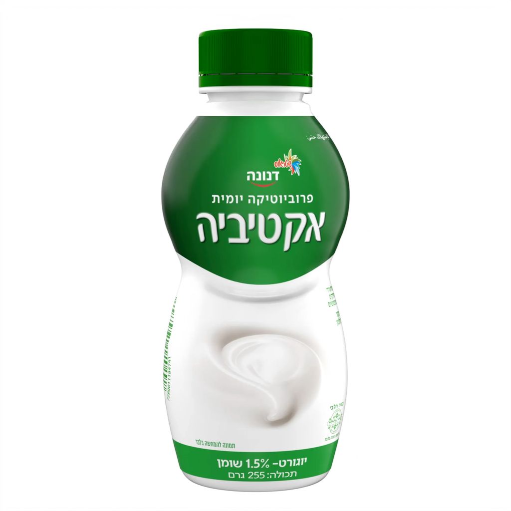 1.5% משקה אקטיביה לבן