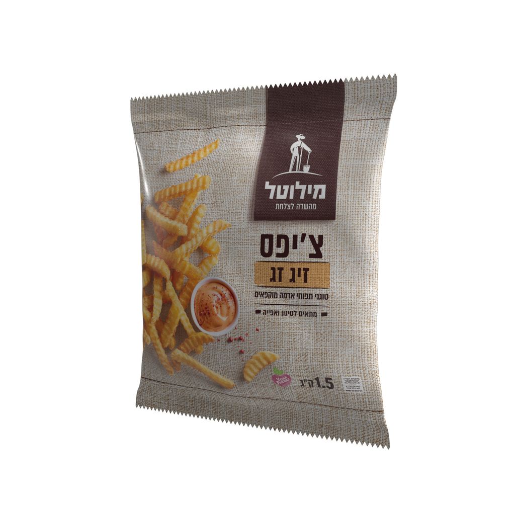 ציפס זיגזג 1.5 קג