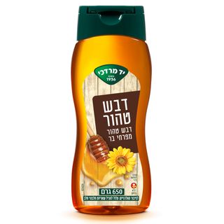דבש לחיץ מפרחי בר 650גרם