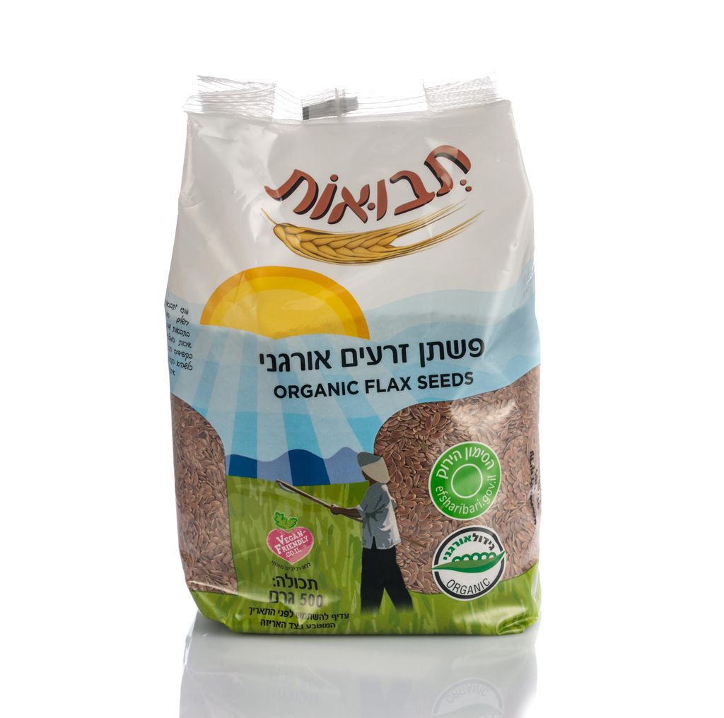 פשתן זרעים אורגנים