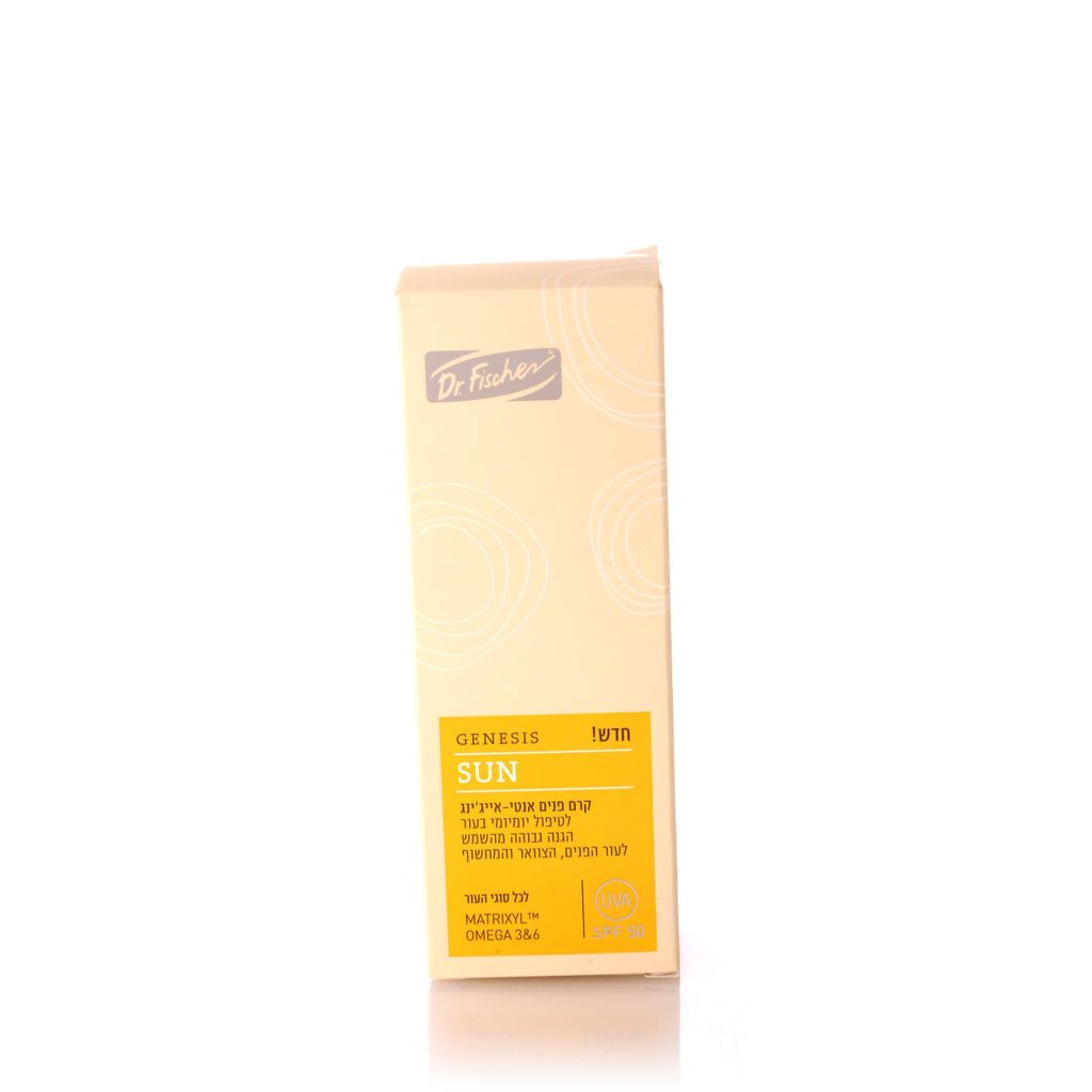 ג`נסיס סאן קרם פנים SPF50 אנטי אייגינג50